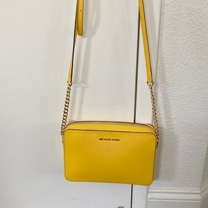 Michael Kors Leather Jet Set Cross Body